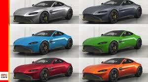 2018 Aston Martin Vantage Colors