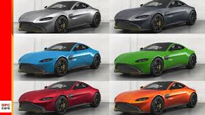 2018 aston martin vantage colors