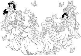 Planse de colorat cu printese online, 2021 free download. Coloring Page Disney Princess Princess For Coloring