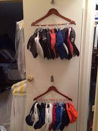 Need Some Organization For All Those Hats And Visors No Drilling And No Hammering All You Need Hat Organization Closet Hat Organization Closet Organization