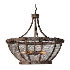 Select from a wide variety of rustic chandeliers online. Rustic Bronze Metal Mesh 6 Light Chandelier Kirklands