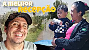 Cheguei em casa, a melhor recepção de todas 👨‍👩‍👦