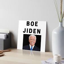 Joe Biden or Boe Jiden? Art Board Print for Sale by jmdesigns991 