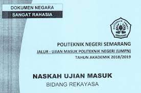Soal soal umpn polband polmed polines polinema 2020 youtube. Naskah Asli Soal Umpn Polines 2018 Soal Rekayasa Dan Tata Niaga Pendidikan Kewarganegaraan Pendidikan Kewarganegaraan