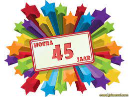 Jakosawi E Cards 45 Jaar Sterren
