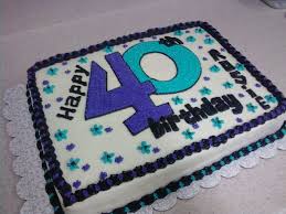 Simple 40th Birthday Cake For Her 40th Birthday Cake Birthday Sheet Cakes Birthday Cake For Women Simple 40th Birthday Cakes
