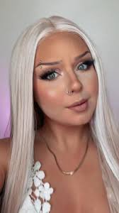 Hailey's Blonde Wig Makeup Transformation