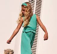 Girl pleated chiffon jumpsuit
