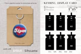 Download Keyring Display Card Svg 4 X6 Template Graphic By Paperboxshop Creative Fabrica