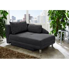 Ein sofa oder eine couch mit schlaffunktion verbindet viele verschiedene funktionen. Jina Schwarz Recamiere Sofa Schlafsofa Federkern Schlaffunktion Ca 149 Cm Ebay