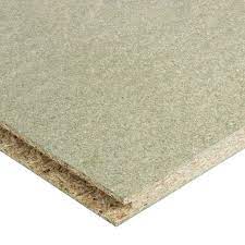 Put a generous amount of adhesive on the tongue of the panel and slide it into place. 18mm P5 Moisture Resistant Tongue Groove Chipboard Flooring 2400mm X 600mm 8 X 2