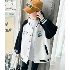 UniKids】秋中大童裝長袖棒球服外套雪人小企鵝夾克女大童裝CVMBJD06(企鵝黑企鵝藏青) - momo購物網- 好評推薦-2025年8月