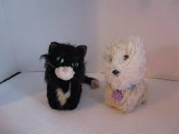 American Girl Doll Plush Pets Westie Dog Coconut And Black Cat Licorice Both In Good Overall Condition From A Large Clean A Girl And Dog Westie Dogs Westies