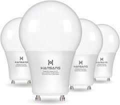 A19 Led Bulb Hansang Gu24 Light Bulb Base 9w 100w Equivalent 900 Lumens 5000k Daylight 220 Degree Beam Angle Gu24 Twist Base For Cfl Upgrade Non Dimmable 4 Pack Amazon Com