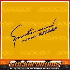Maybe you would like to learn more about one of these? Sticker Bonet Sport Mind Mitsubishi Evo Japan Car Stiker Storm Triton Turbo Shopee Malaysia