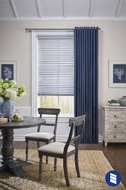 It makes so beautiful color combination inspired from this image. 2 Inch Room Darkening Fabric Blinds Blinds Com Curtains With Blinds Fabric Blinds Living Room Blinds