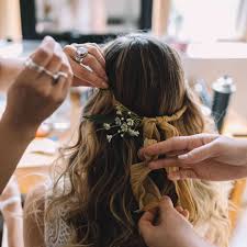 The blunt cut bangs give it a super unique feel. 67 Romantic Wedding Hairstyles