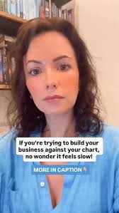 Stop gaslighting yourself., If you’re trying to build your business against  your chart, no wonder it feels slow. No wonder your cash flow stagnates. No  wonder you keep thinking “maybe I’m not cut out ...