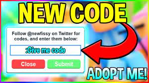 How to redeem the working twitter codes in the game! New Adopt Me Codes Working 2018 Roblox Adopt Me Youtube