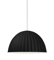 When hung over a table or in an open environment, under the bell creates its own space within the bigger space. Muuto Under The Bell Pendant Lamp