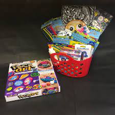 Crafting And Art Supply Gift Basket Themed Gift Baskets Art Supplies Gift Gift Baskets