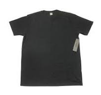 Liquidation Stock Mens Round Neck Side Seamd Black T Shirts ...