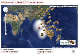 Father christmas is spotted on norad's tracker wearing a mask as he flies over australia delivering presents to boys and girls who made it on the good list. The 2010 Santa Tracker Review From Norad To Google Earth