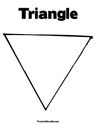 We have twelve free printable snowflake templates to fold and cut into beautiful paper snowflakes. Triangle Coloring Page Preschool Coloring Pages Shape Coloring Pages Abc Coloring Pages