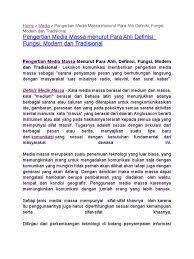 Beberapa situs media sosial yang populer sekarang ini antara lain : Definisi Media Sosial Pdf Ranc Akbana