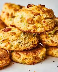 Recipe The Easiest Flakiest Cheddar Biscuits Recipe Cheddar Biscuits Recipes Bacon