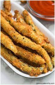 I can remember the first time i ordered the fries as an appetizer…man these baked green bean fries are coated with a mixture of parmesan cheese and spices, and then baked until golden. Crispy Fried Green Beans Cakewhiz