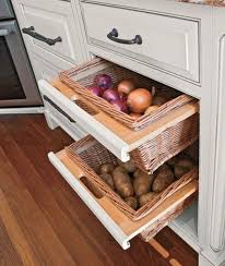 Vegetable Drawer Keep Vegetables Out Of The Way With Convenient Basket Drawers Fruit And Vegetable Storage Vegetable Storage Fruit Storage
