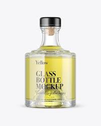 Clear Glass Olive Oil Bottle Mockup In Bottle Mockups On Yellow Images Object Mockups Olive Oil Bottles Bottle Mockup Oil Bottle
