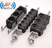 Fiber Power Optic Clamp 5-7 mm, 19-25 mm 3 Way Cable Feeder Clamp Used by  Maxdao