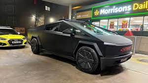 Tesla Cybertruck REMOVED from street over 'legitimate concerns' for Elon  Musk's 489-stone car still not road legal in UK | The Sun