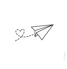 48 Ideas Origami Paper Plane Drawing Plane Tattoo Plane Drawing Tattoo Paper