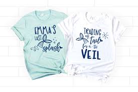 But i maid sticker's that bachelorette sayings for invitations. Amazon Com Mermaid Bachelorette Party Shirts Custom Trading My Tail For A Veil Shirts For Bride And Bridesmaids Unique Bridal Party Shirt Colors Design And Sayings For A Memorable Mermaid Themed Party Handmade