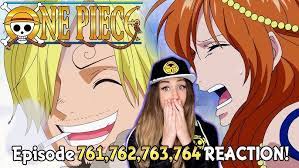 Sanji S Farewell One Piece Episode 761 762 763 764 Reaction Youtube