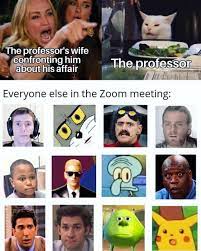 For americans stuck at home social distancing, the video platform has even worse, zoom coldly reflects that vision back at us, to haunt our every waking, or at least working. Zoom Meeting Memes