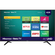 Hisense 50 Class 4k Uhd Led Roku Smart Tv Hdr 50r6e Walmart Com Smart Tv Led Tv Roku
