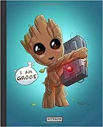 The series airs on disney xd. Notebook Cartoon Groot Cute Funny Animation Guardians Of The Galaxy Writing Workbook Graph Paper Writing Workbook For Teens Children Man Woman Journal Paper 7 5 X 9 25 Inches 110 Pages Notebooks