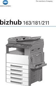 Color multifunction and fax, scanner, imported from developed countries.all files below provide automatic driver installer. Konica Bizhub 211 User Manual