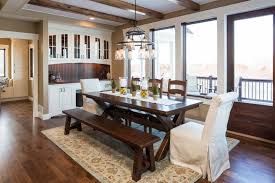 Dining Table With Bench And Chairs Carpet Chair Cover Window Chandelier Decorative Plan Pottery Barn Dining Room Dining Room Table Decor Wood Dining Room Table