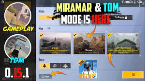 Pubg Mobile Lite 0 15 0 Update Miramar Map Pubg Mobile Lite Tdm Mode Custom Room King Of Games