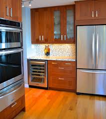 Kitchen cabinets that suit you and how you use your kitchen will save time and effort every time you cook (or empty the dishwasher). Grimslov Ikea Shaker Cabinets In White And Medium Brown Traditional Kitchen Vancouver By Ikan Installations Inc Houzz