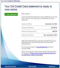 With a masked card you can save your identity, and credit card. Citibank Credit Card Statement Leads To Blackhole