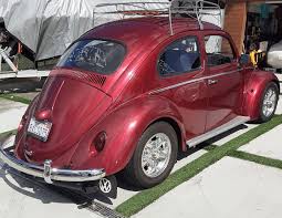 Image result for Poppy Red 1961 Beetle