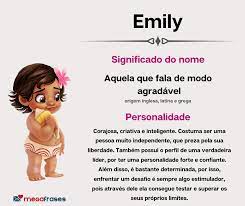 Significado Do Nome Emily Curiosidades Mensagens