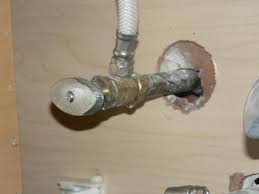 leak near a quarter turn valve