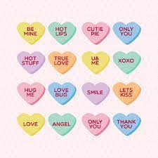 Pin By Paola Palma On V Day Valentine Candy Hearts Valentine Candy Bts Aesthetic Wallpaper For Phone